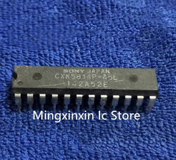 Circuito integrado IC Chip, CXK5814P-45L DIP, 10pcs