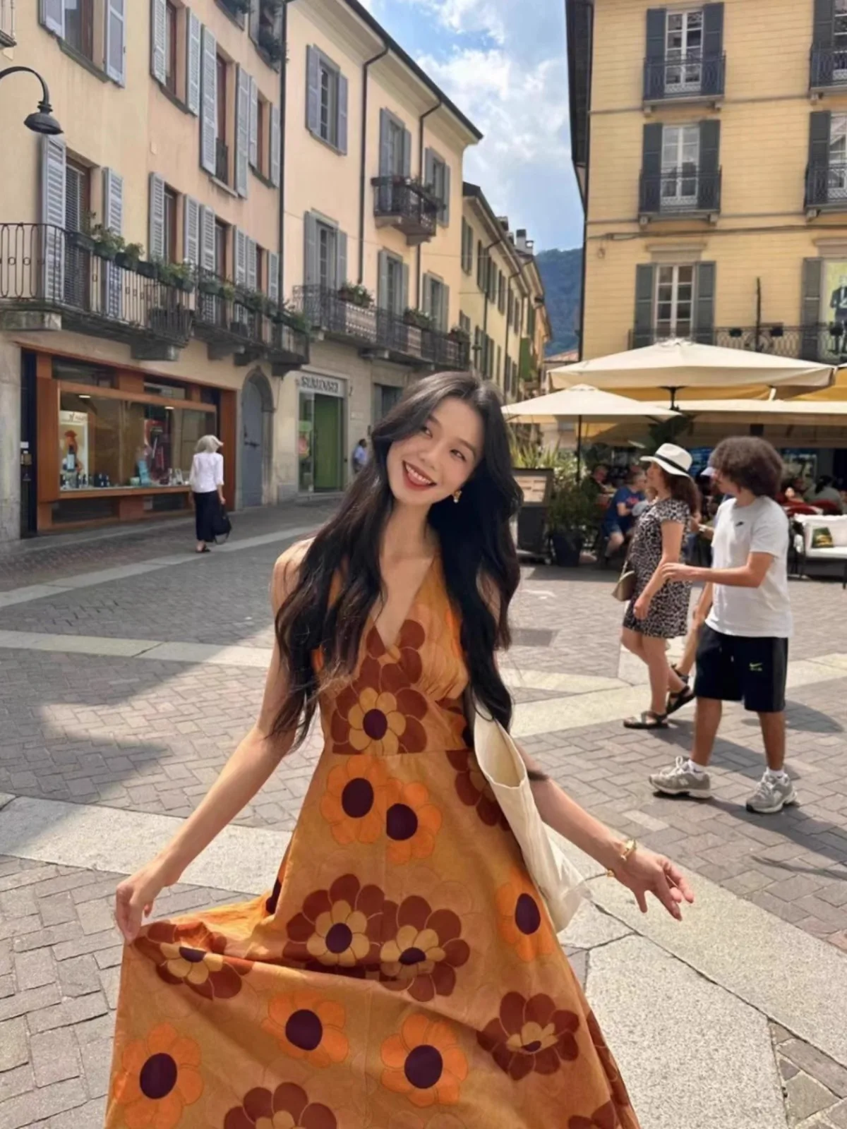 Vestidos sem mangas femininos diários inverno cupro jacquard gola com fita em camadas slim-fit recepção banquete aniversário elegante ol