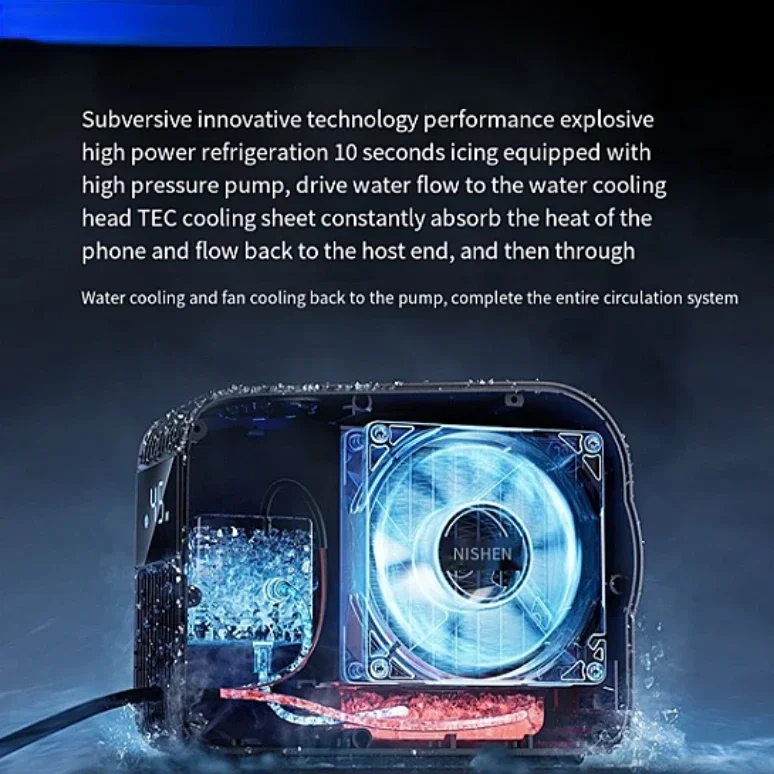 Water Cooling Phone Mobile Phone Water Radiator for Gaming Semiconductor Cellphone  Water Cooler Heat Sink Ice Pad