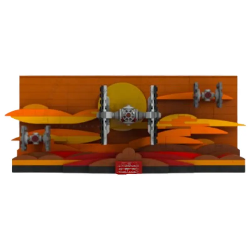 Spot MOC-139160 453 pz FAI DA TE piccole particelle assemblaggio blocchi di costruzione giocattolo educativo modello regalo set ornamenti