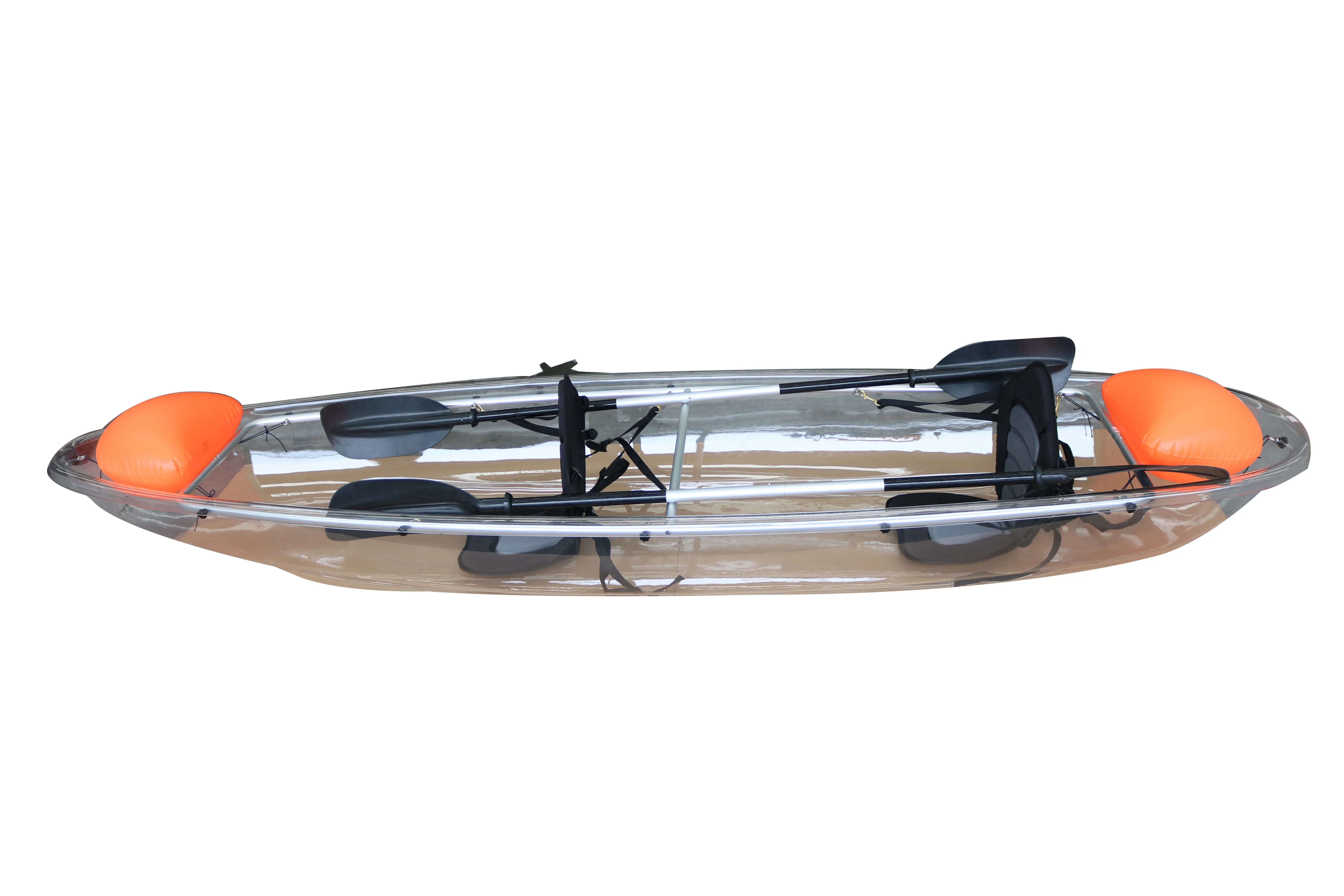 Vicking 2 Person White Water Clear Kayak Transparent Boat Kayak Ultraslim With Stabilizer