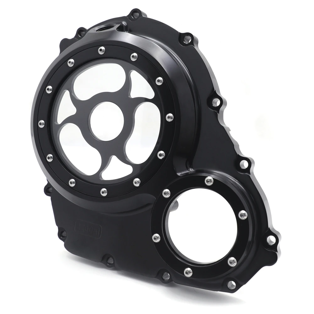 Right CNC Black&Clear Engine Clutch Cover W/gasket for Suzuki GSX-R 600/750 2006-2022 Motorcycle Accessories & Items