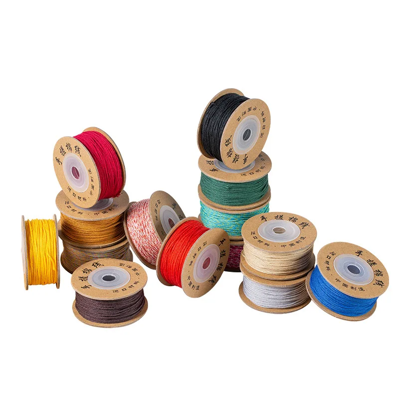 30M/20M Boutique Hand Rubbing Tibetan Cotton Thread 1mm/1.5mm Macrame Cord Bracelet Braided String DIY Tassels Beading Rope