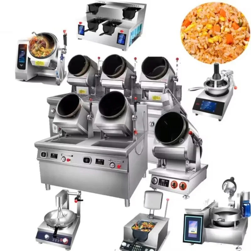 Commercial Kitchen Equipment 110V/220V AI Cooker TNG Electric Restaurant Automatic Cooking Machine Stainless Steel