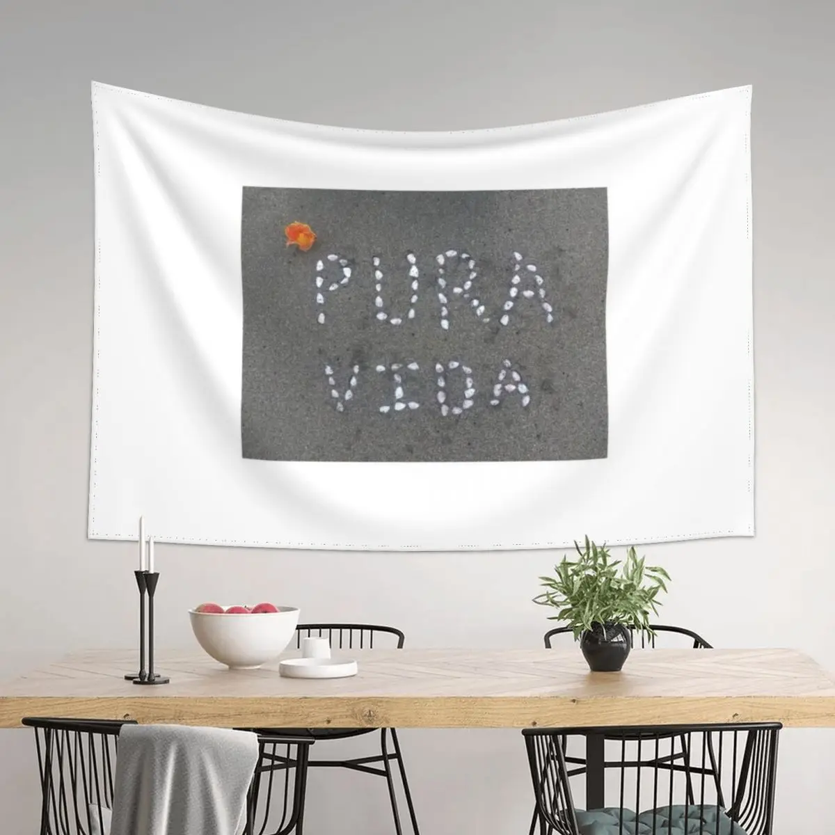 

Гобелен Pura Vida, декоративные картины, эстетическое украшение комнаты, эстетический декор комнаты, корейский гобелен с грибами