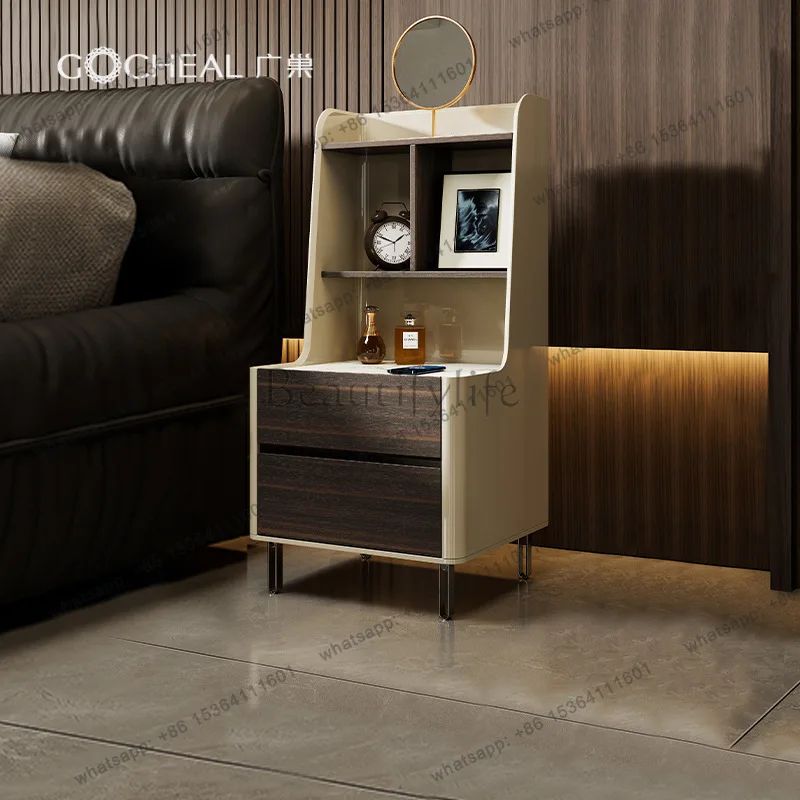 LS Guangchao modern light luxury dresser chest cabinet integrated multi-functional bedside table storage