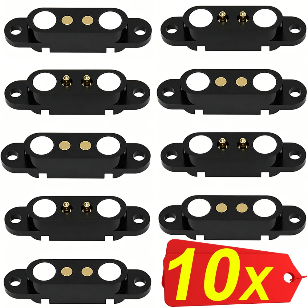 5/1Set 2A 2-Pin Magnetic Spring-Loaded Pogo Pin Connectors – Precision-Engineered for Wireless Charger Testing & DIY Electronics