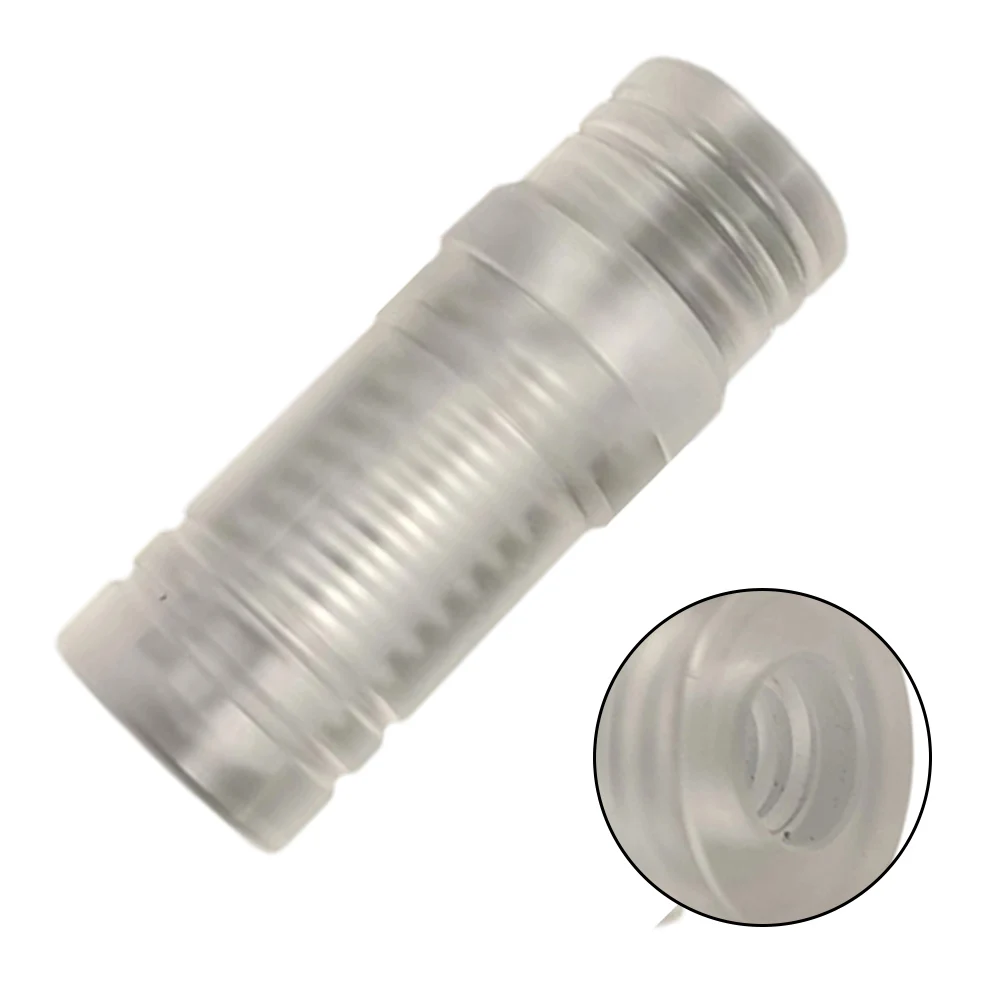 6cm Acrylic Joint Protector for Billiard Cue Pool Cue 3/8 10 Joint Thread Cap Transparent Upper Lower Protector Pieces