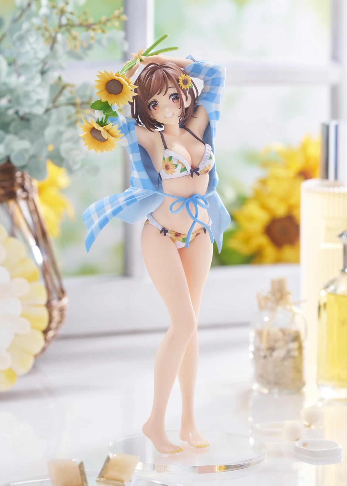 

NEW AUTHENTIC PLUM Sunflower Girl Illustration By En Morikura Figure