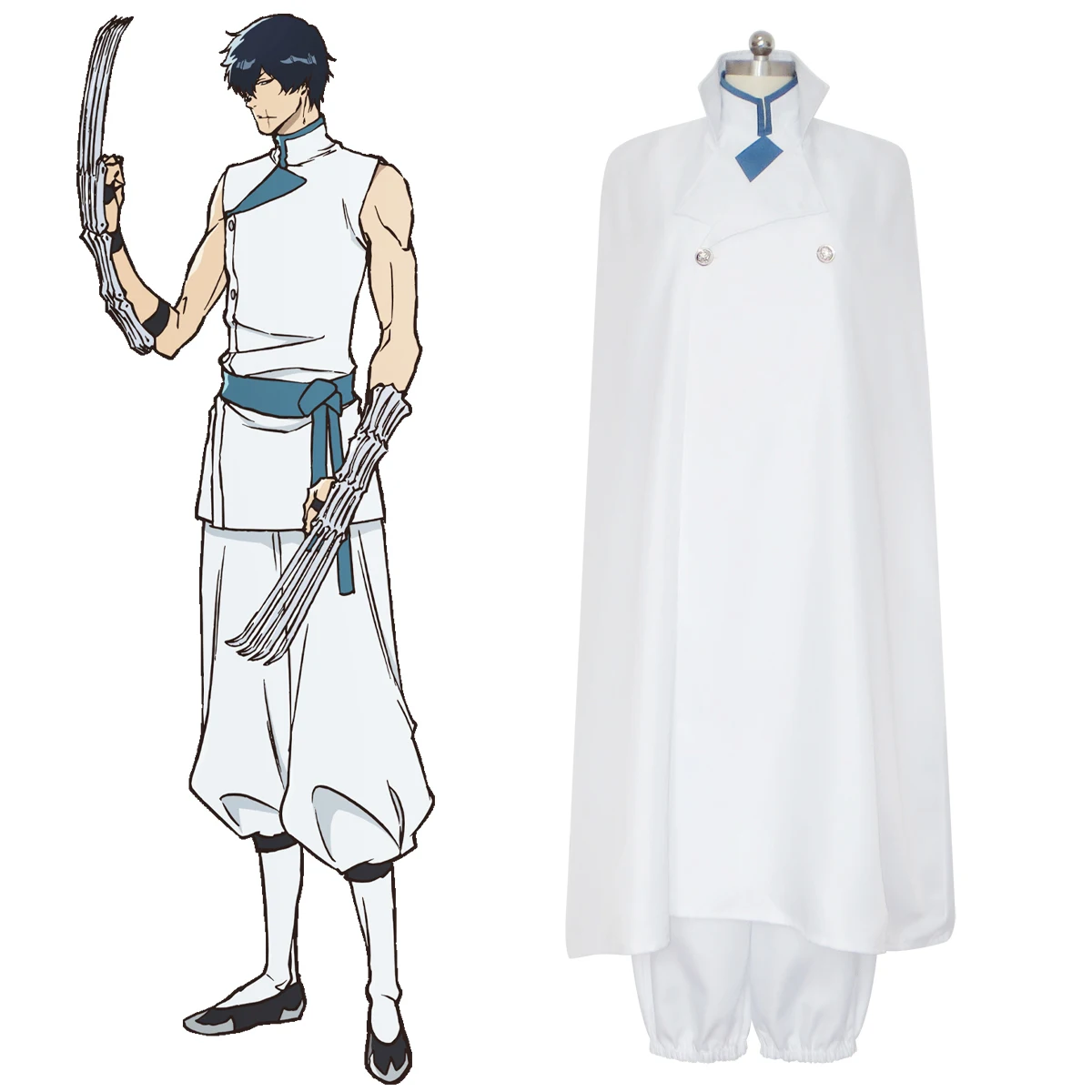 

Bleach: Thousand-Year Blood War Wandenreich Quincy Cang Du Cosplay Sternritter Uniform Outfit Costume
