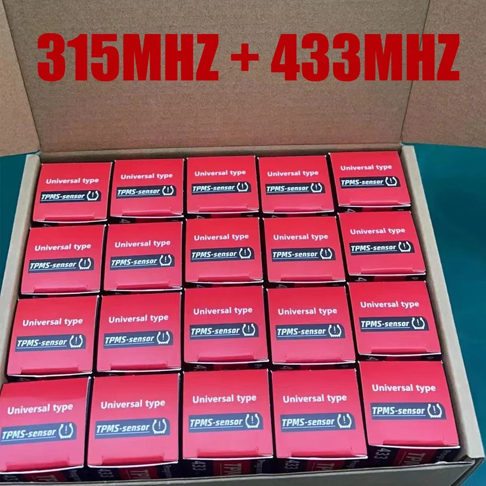 

Programable TPMS Sensors 2 in 1 433MHz+315MHz Support Programing with TS501 TS508 TS601 TS608 ITS600E MK808TS MK808S-TS MP808TS