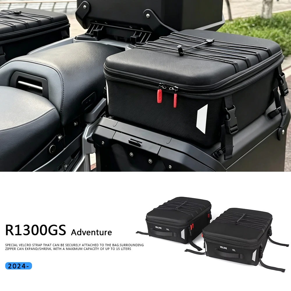 Waterproof Motorbike Side Box Top Bag Fit BMW R 1300 GS Adventure R1300GS ADV Hard Luggage Case Storage Bag Reflective Cycling A