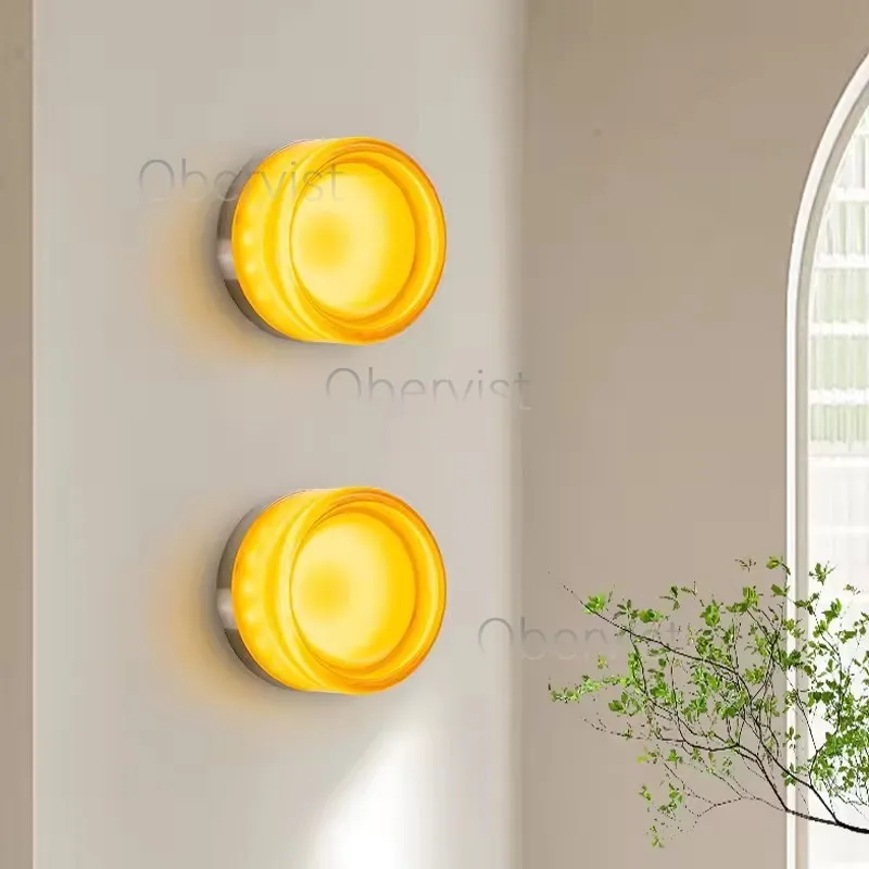 Nordic Modern LED Wall Lamp Sconce for Living Room Aisle Corridor Bedroom Bathroom Home Decor Indoor Lighting Minimalist Light