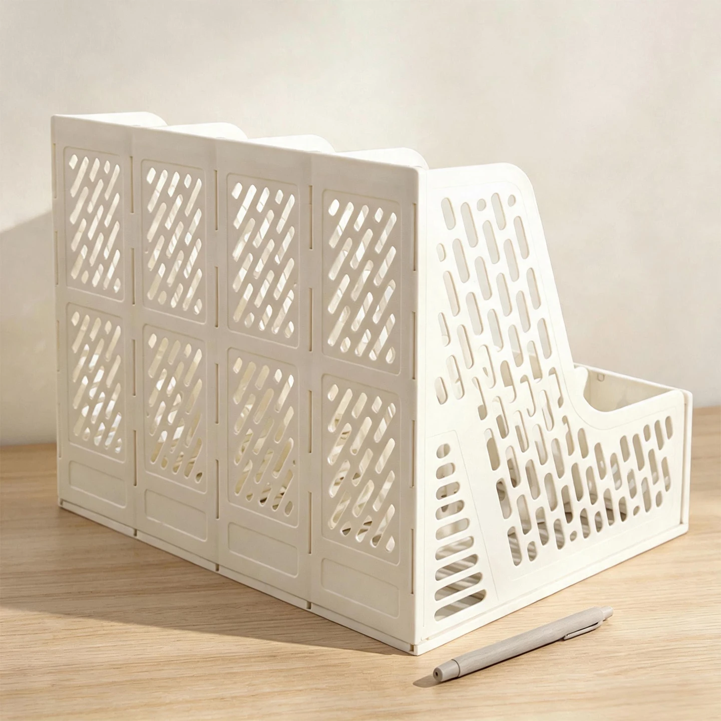 Thickened A4 File Frame Standing File Rack Archive File Folder Storage Basket Desktop File Column
