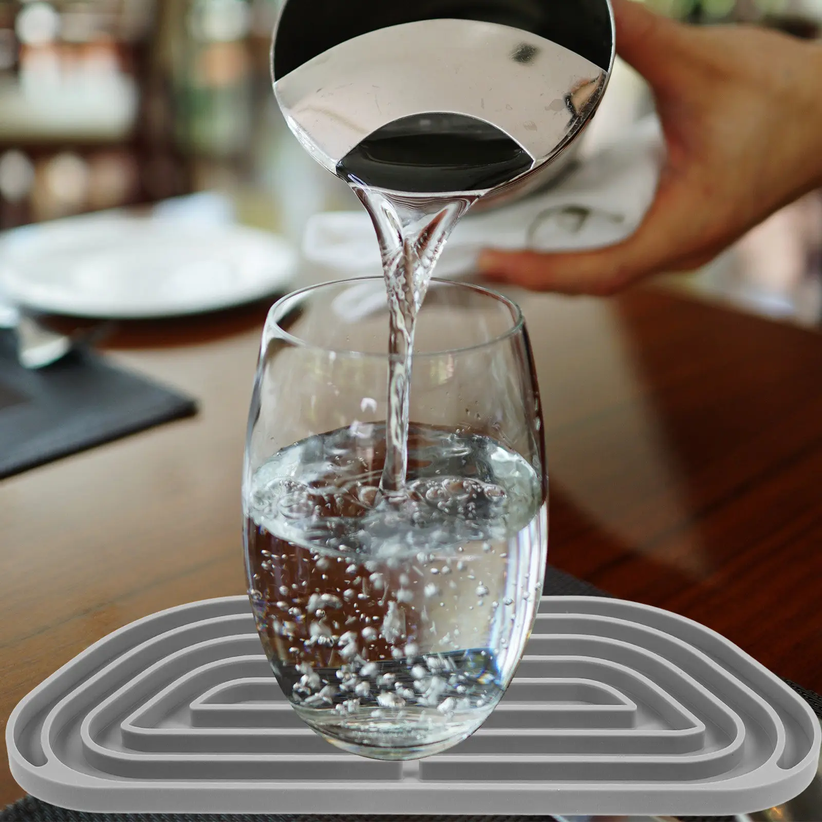 Silicone Refrigerator Water Drip Catcher Simple Installation Universal Use Flexible Cut Refrigerator Water Tray Protector Fridge