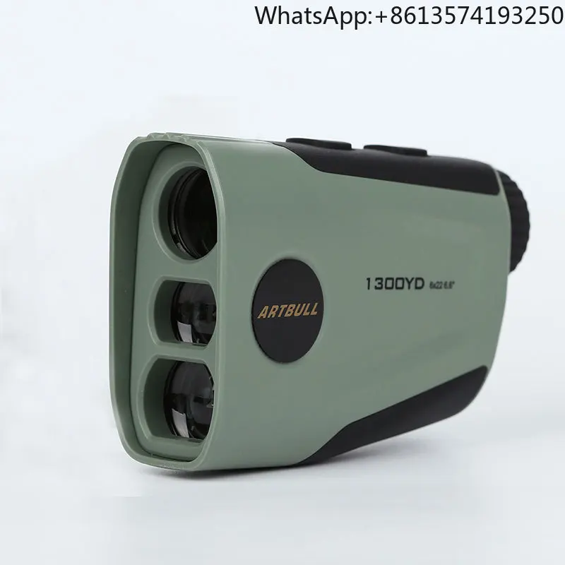 

USB Type-C Rechargeable 1300yard Golf Rangefinder Hunting Telescope With Flag-Lock Vibration Laser Distance Meter