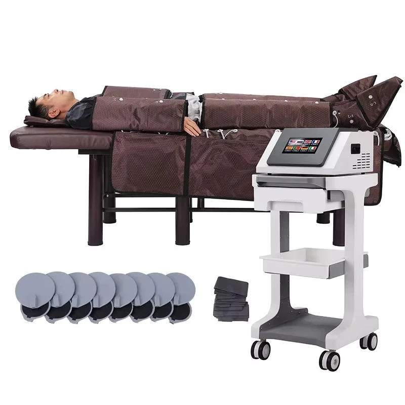 

Máquina de presoterapia de masaje de drenaje linfático infrarrojo de presoterapia 3 en 1 con manta de Sauna de masaje corporal