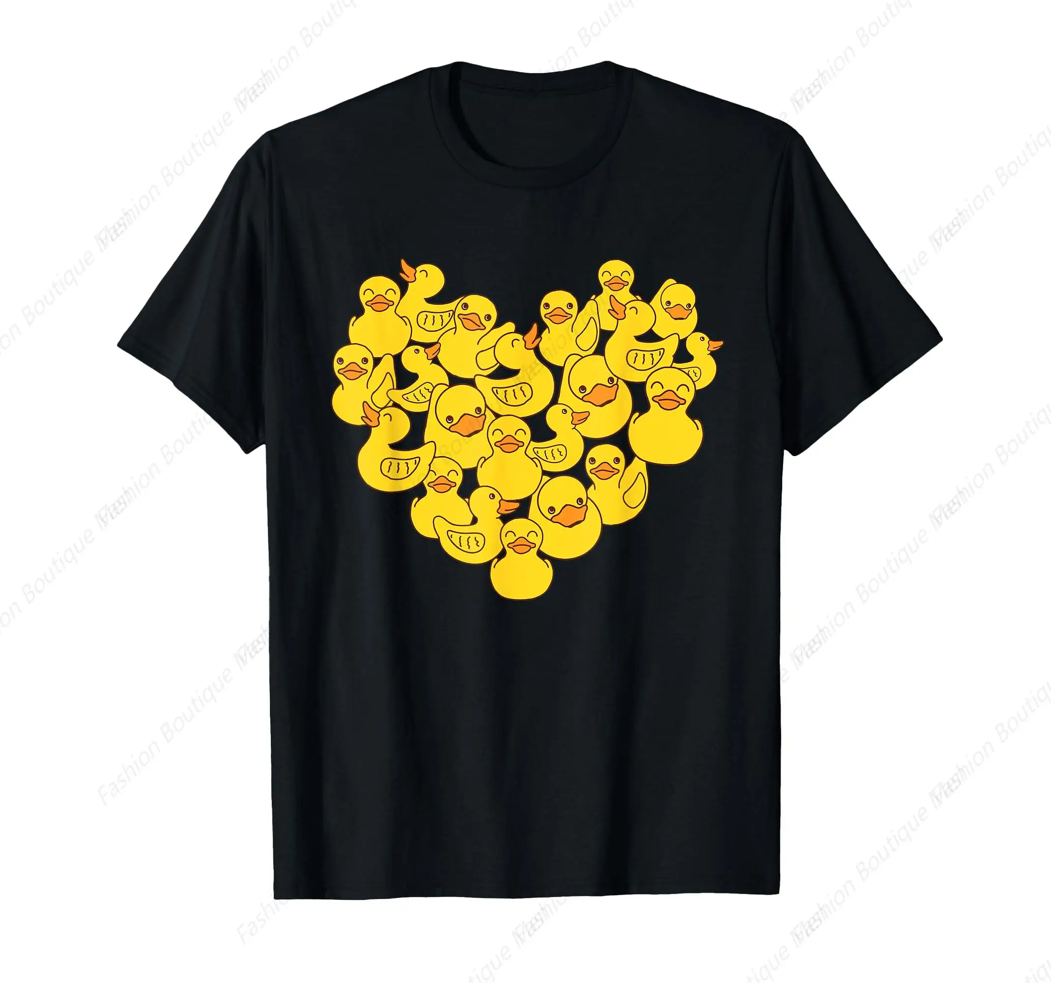 

Cute Duck Heart Symbol Love Duck Lover T-Shirt Cotton Tops Design Special Street Tee Shirt