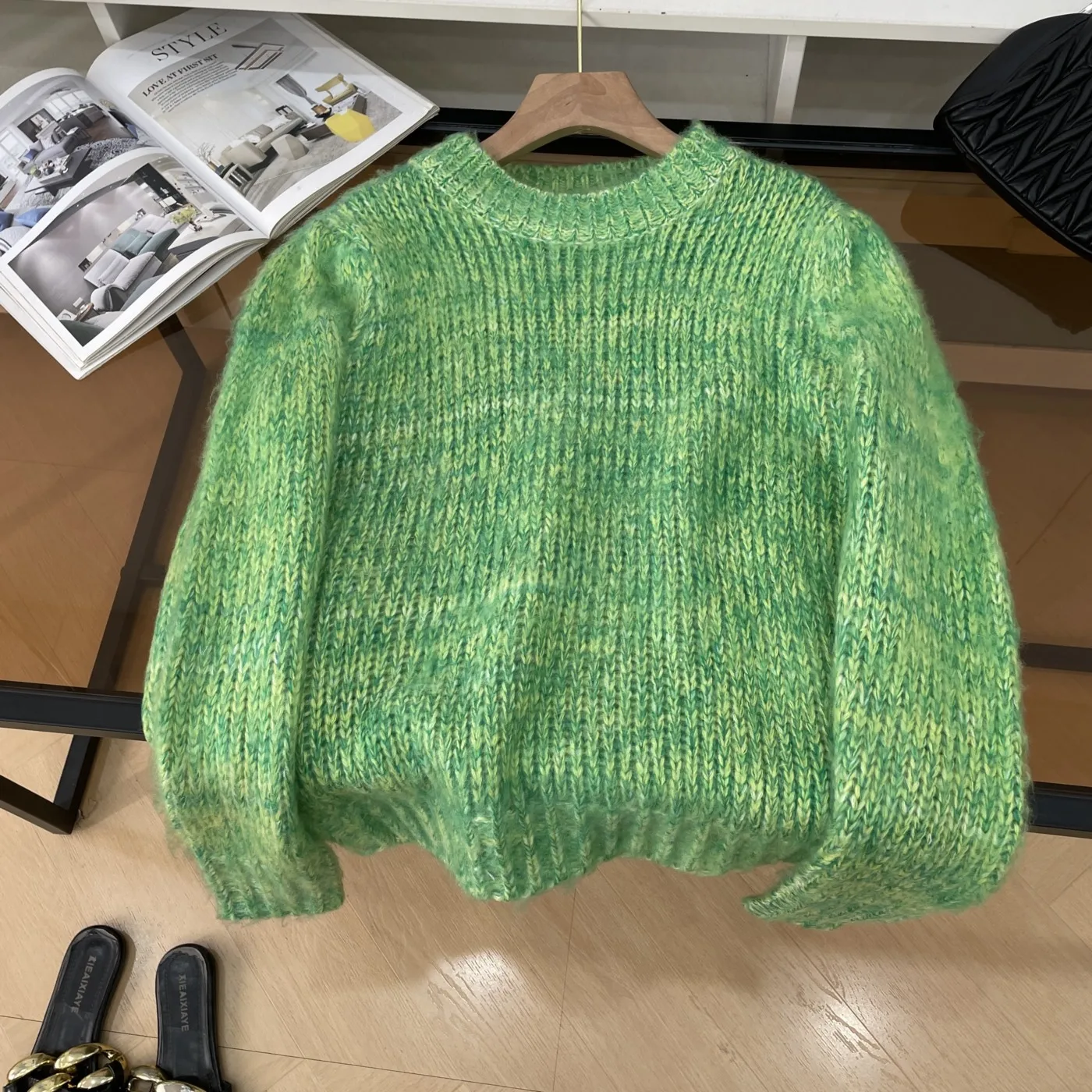 

Casual Versatile Long Sve Women's Sweater Color Faion Autumn Winter New Sle Sweet Sle Straight Cut Other...