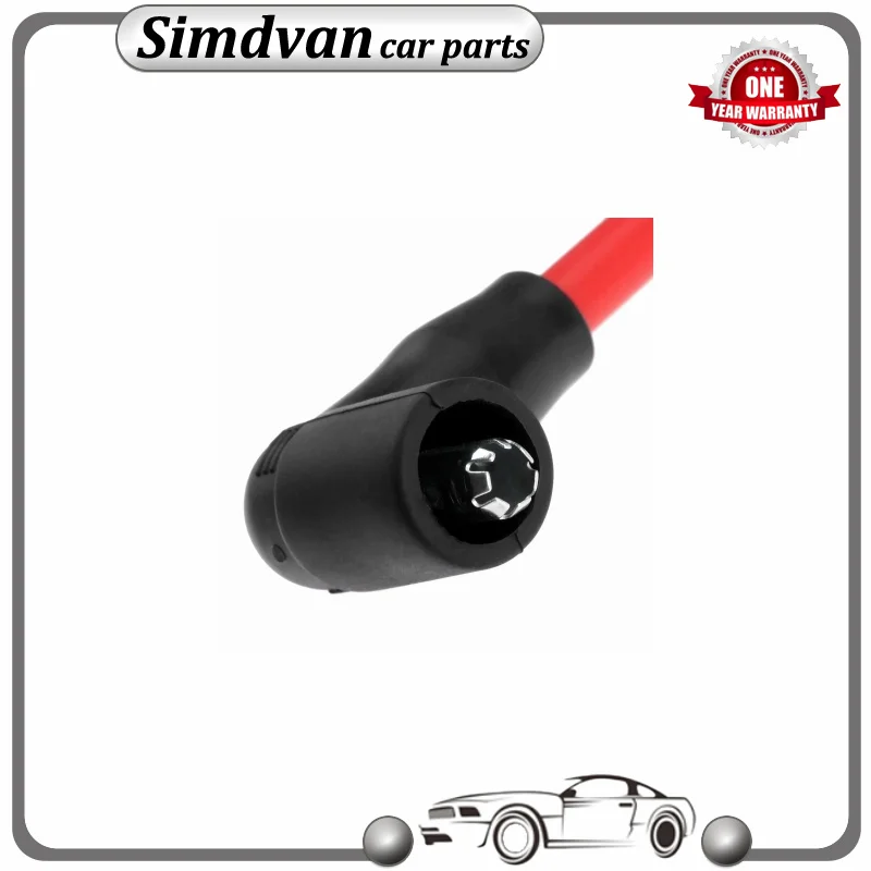 10 قطعة 10.5 مللي متر سباق أسلاك الإشعال لفائف شرارة التوصيل الأسلاك لفورد F-150 1979-1995 5.0L 5.8L SBF M-12259-C301 M12259C301 JDMSPEED