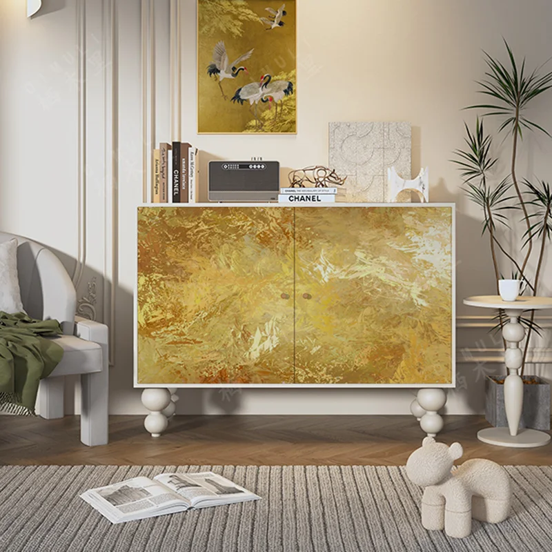 ما بعد الحداثة الحرفية خزائن غرفة المعيشة الخشب الغرور المدخل عرض خزائن غرفة المعيشة مجوهرات زهرية Vitrina الأثاث العصري