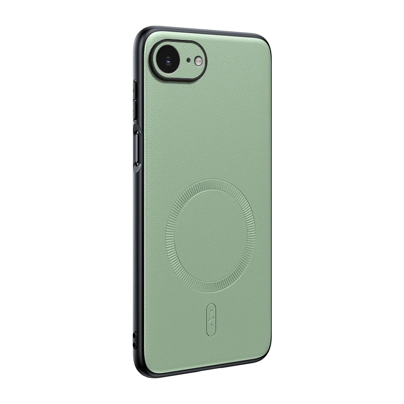 Für iPhone 17e Hülle Magnetische Leder-Schutzhülle Für iPhone 17e 16e Anti-Fingerabdruck Rutschfest PC+TPU – Detail 3