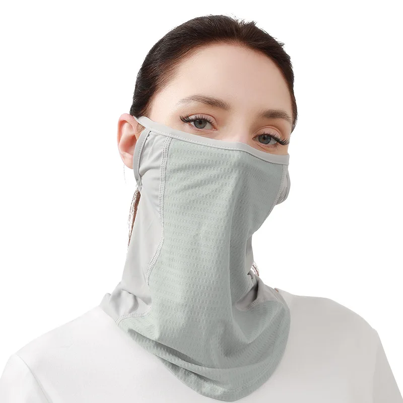 ZML sports cycling mask sunscreen windscreen ice silk mask men and women outdoor running fitness scarf breathable windshield