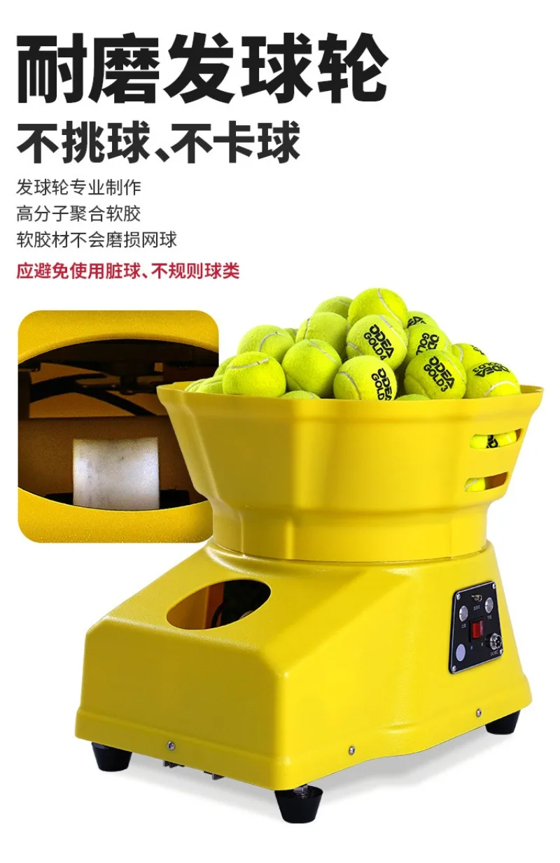 Intelligent Automatic Mini Small Tennis Service Machine Trainer Portable Service Machine