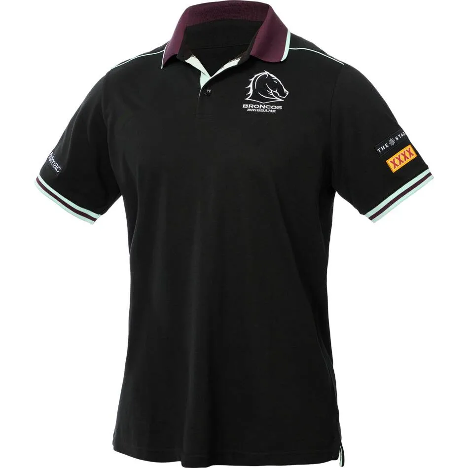 2025 BRONCOS MENS MEMBER POLO RUGBY JERSEY Size:S-5XL