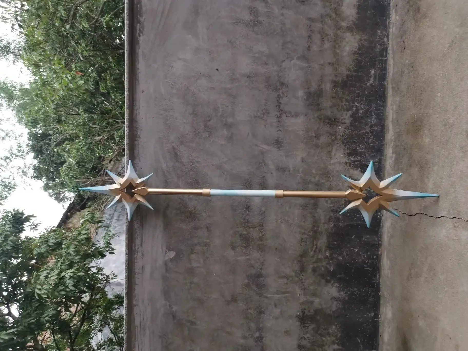 LOL Luxanna Crownguard Staff Cosplay Props the Lady of Luminosity Elementalist Bright for Halloween Christmas Party