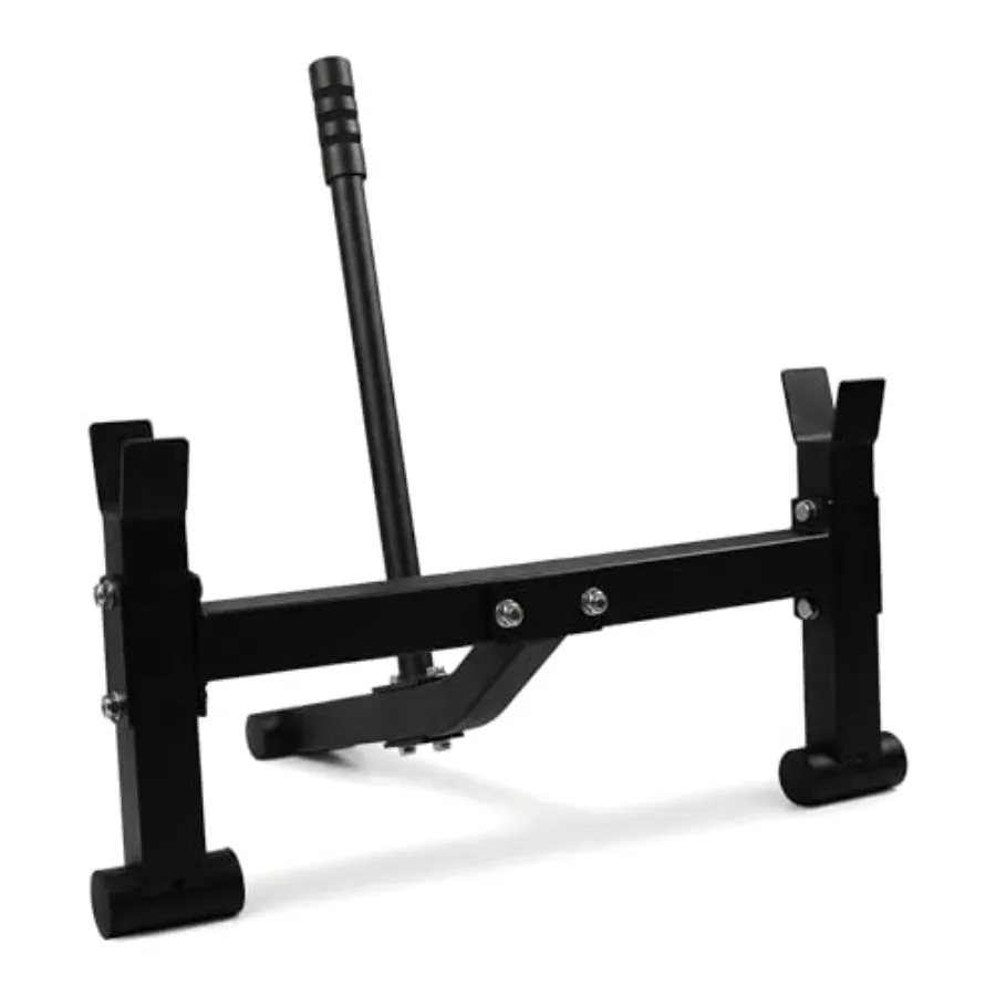

Deadlift Barbell Jack Stand Heavy Duty Steel for Home Gym Deadlift Exercises Weight Training Equipment 800 LB Capacity Black