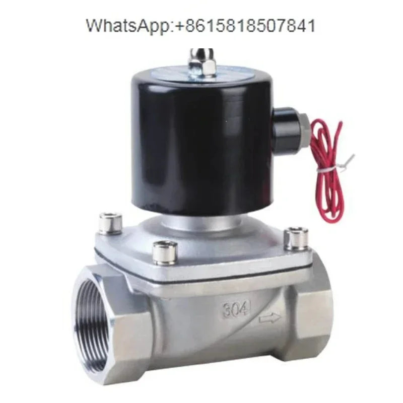 Stainless steel solenoid valve DN152 points 4 points 6 points 1 inch air valve corrosion resistance AC220V DC24V12V