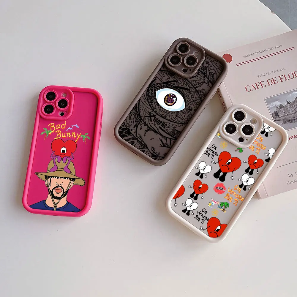 Yo Perreo Sola Bad Bunny Camera Protection Case For iPhone 15 14 13 12 11 Pro Max Mini XR XS X 8 Plus Soft TPU Back Cover Funda