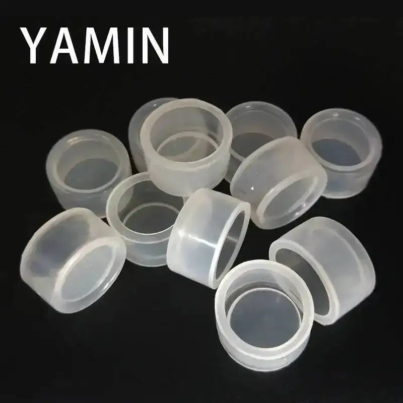 100pcs Push Button Switch Cap PBC Applies To 22mm Mount LAY7 LA38 LAY37 Switch Accessories Waterproof Dust-proof