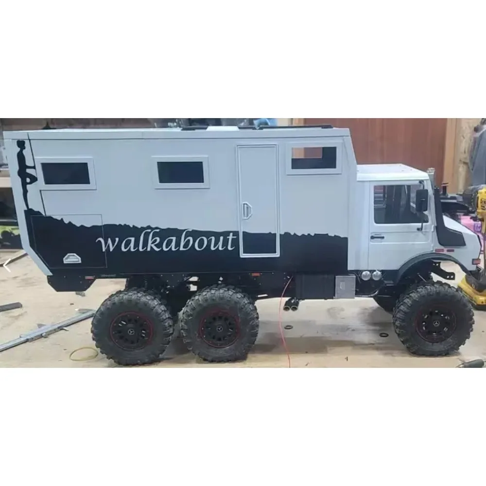 RC Camper RV Body Shell Upgrade Parts For Traxxas TRX6 1/10 Scale Custom Expedition Van Housing Mod Conversion Kit Accessory