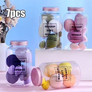 Double -purpose makeup sponge set, dry and wet egg, no breath of powder, beauty tools, drift bottle, 7pcs 12 Main Sales Makeup Kit - №5