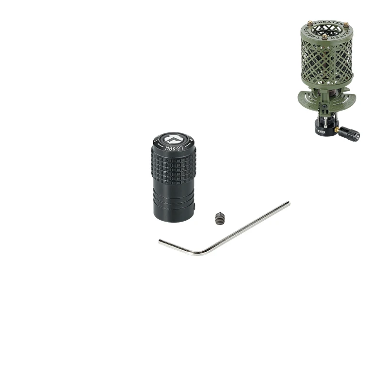 CAMPINGMOON MBK-27 portable reusable durable alloy  Alloy Knob Switch butane gas stove camping lantern adapter for camping stove