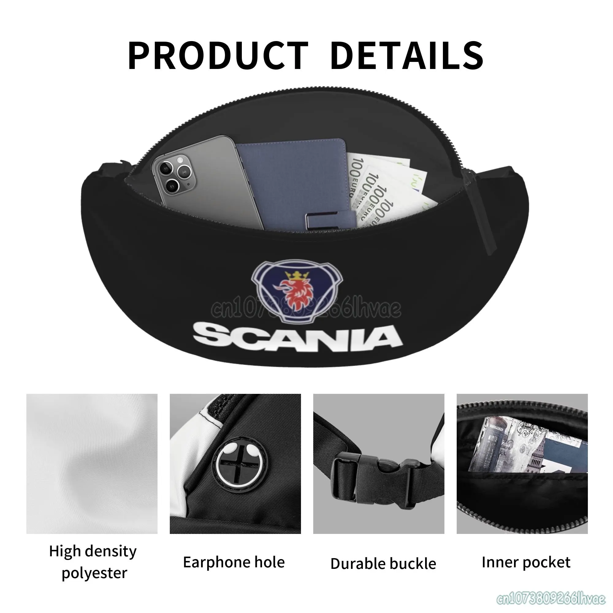 Scania Gürtel tasche Hüft tasche Mode Hüft tasche Umhängetaschen zum Laufen Radfahren Reisen Wandern Wandern Angeln Camping