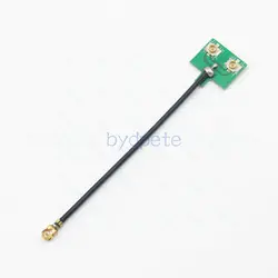 Y Type Splitter Cable 1x U.FL plug female right angle to 2x UFL male SMD PCB 1.37mm IPX Coaxial Kable 50ohms Adapter