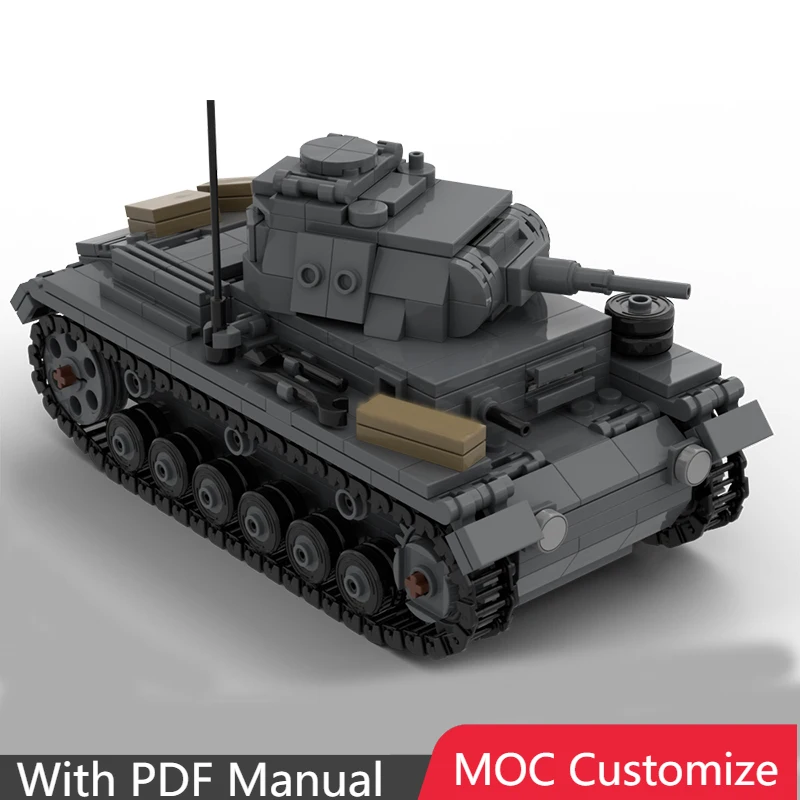 

Новинка, 537 шт., хит продаж, MOC, креативные строительные блоки, серый боевой танк, собранная игрушка для детей, образовательный фестиваль, рождественские подарки