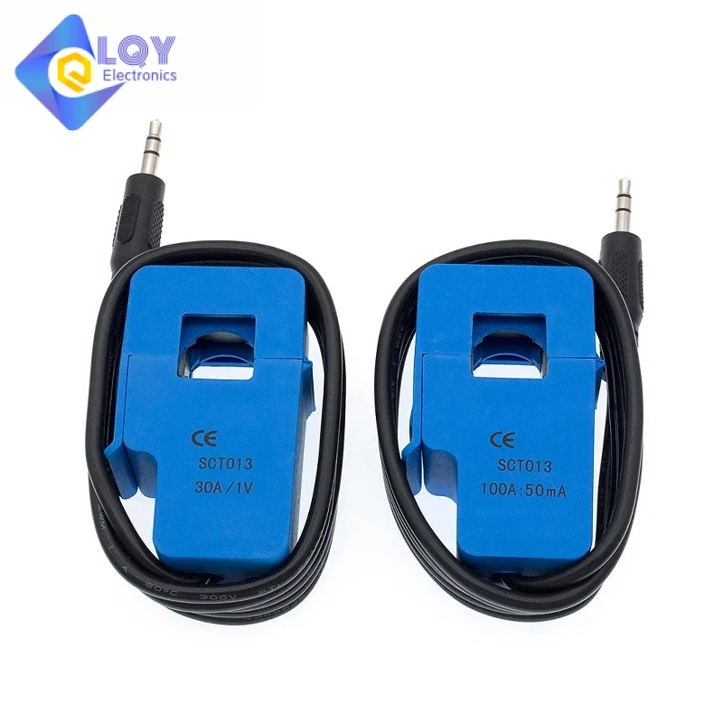 LQY 30A 100A SCT-013-030 Non-invasive AC current sensor Split Core Current Transformer SCT-013