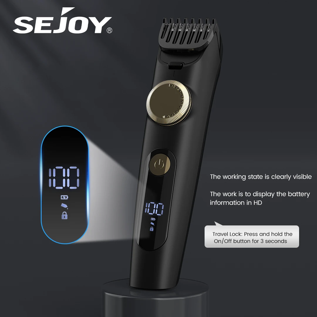 

Sejoy машинки для стрижки волос триммер для мужчин волосы борода тела профессиональные электрические контурные края бритва набор для ухода за домашним салоном