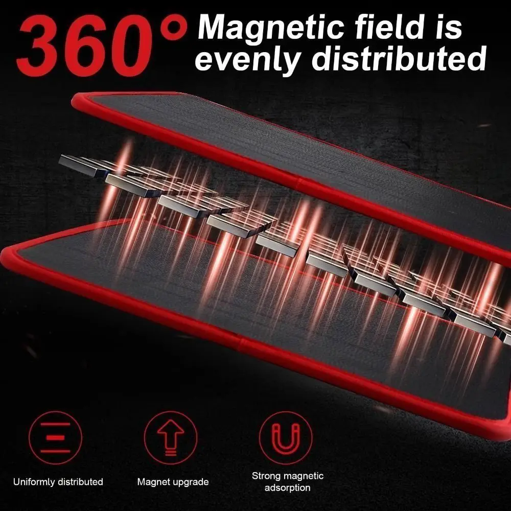 With Handle Magnetic Tool Mat Strong Magnet Heavy-Duty Magnetic Storage Mat Organizer Durable PVC Surface Non-Slip