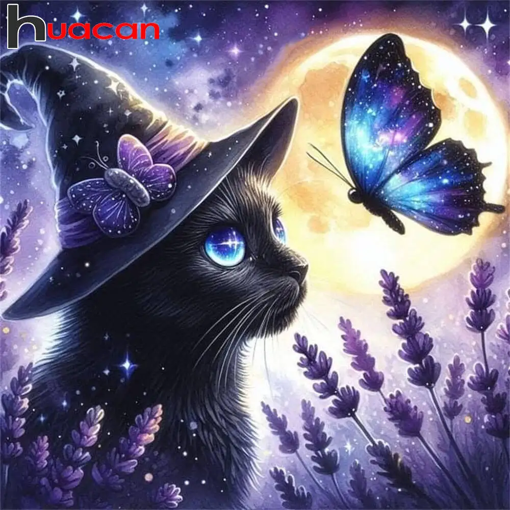 Huacan 2025, neue Kollektion, Diamant-Gemälde, Delphin, Himmel, Diamant-Stickerei, Meer, Sonnenuntergang, Mosaik, Kunst, Dekoration, Gemälde