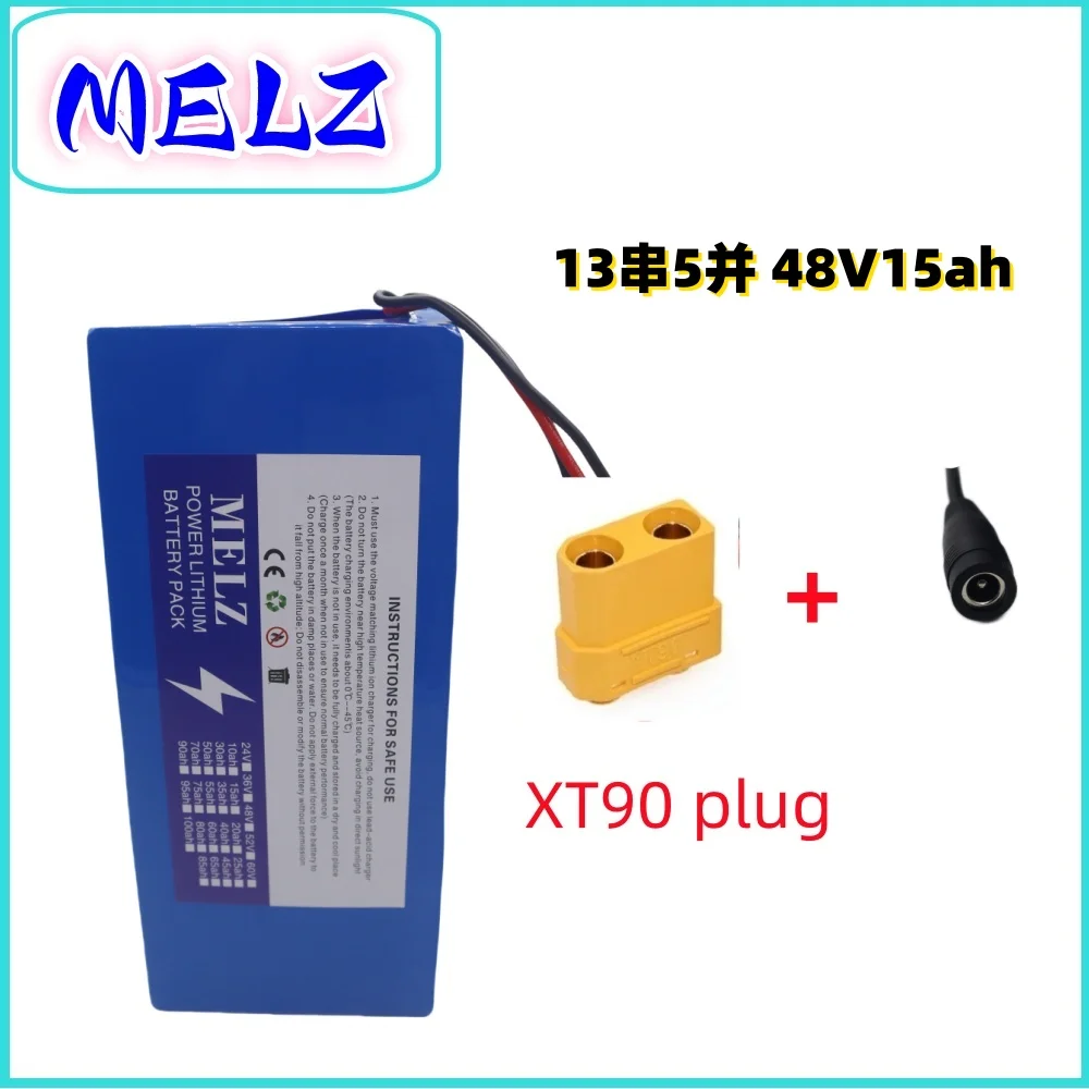 Ekspresowa poczta lotnicza bateria litowa o dużej pojemności MELZ 48 v15ah, obsługa dużej mocy 13 s5p, wykorzystanie silnika 48 v1000w, bezpłatna