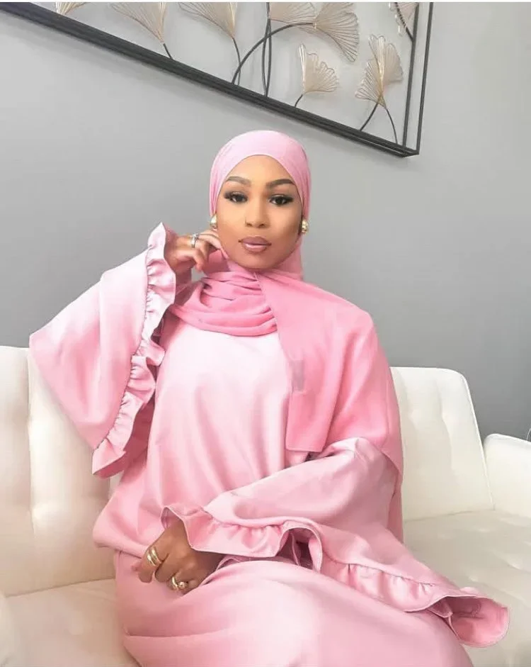 Eid Mubarak Djellaba Robe Femme Musulmane Longue Vestidos Largo Marocain Caftan Gulf Jalabiya Muslim Women Dress Kaftan Ramadan