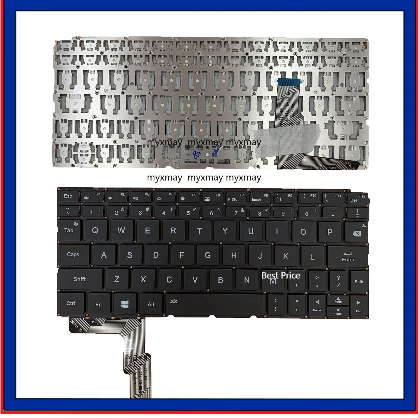 

NEW US Laptop Keyboard For One-Netbook OneMix 4 One Mix 4 English DOK-6371A Black