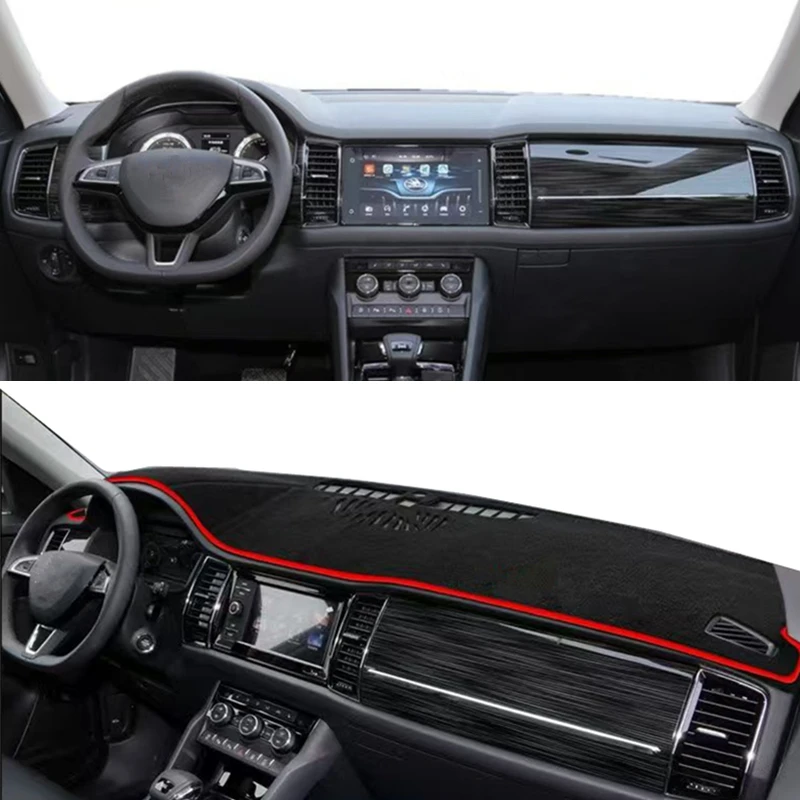 

For Skoda Kodiaq 2016 2017 2018 2019 2020 2021 2022 2023 Car Accessories Dashboard Cover Dash Mat Pad Sunshield Protector Carpet
