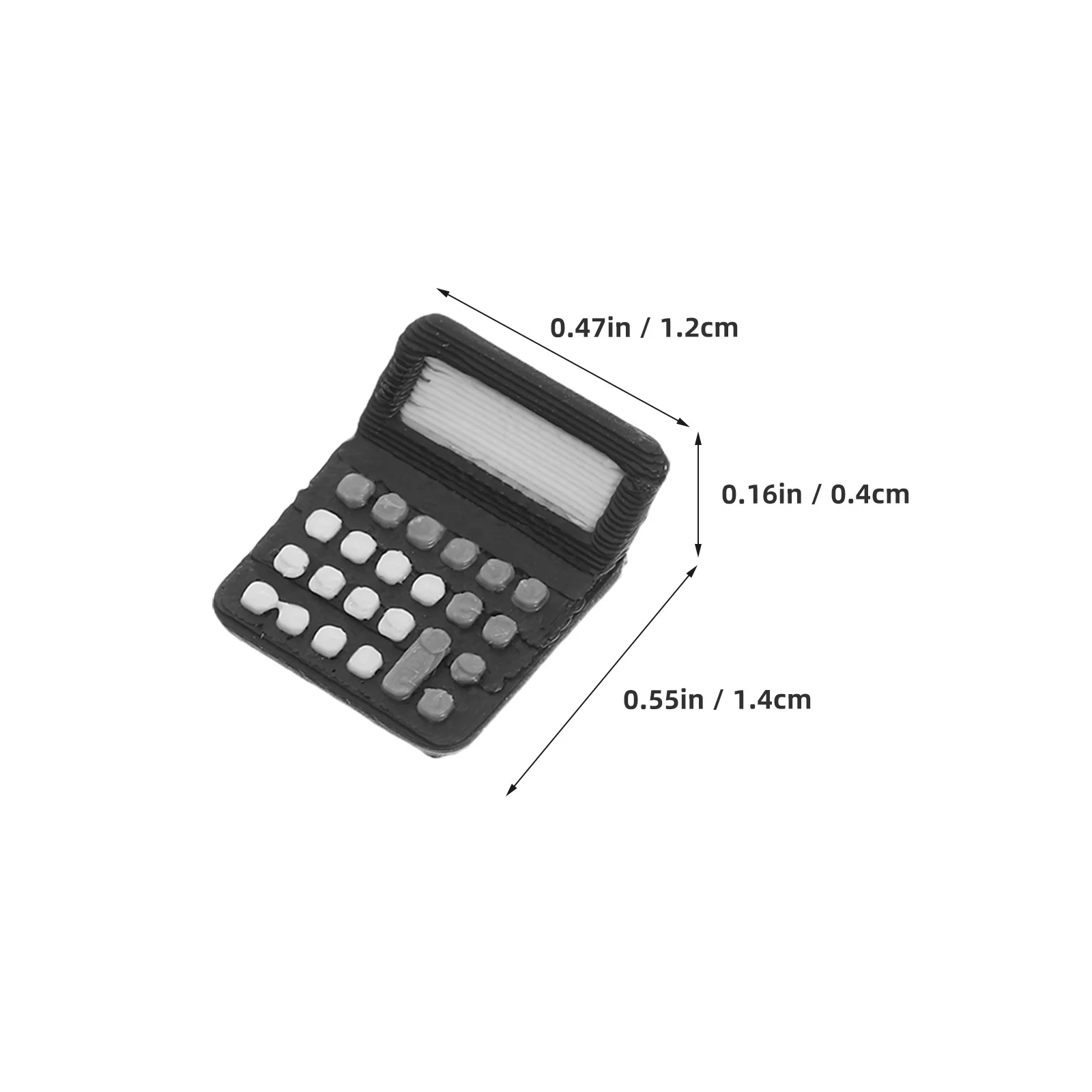10 pçs calculadora em miniatura mini pequena calculadora eletrônica para casa de bonecas acessórios escolares micro paisagem decoração sala de aula