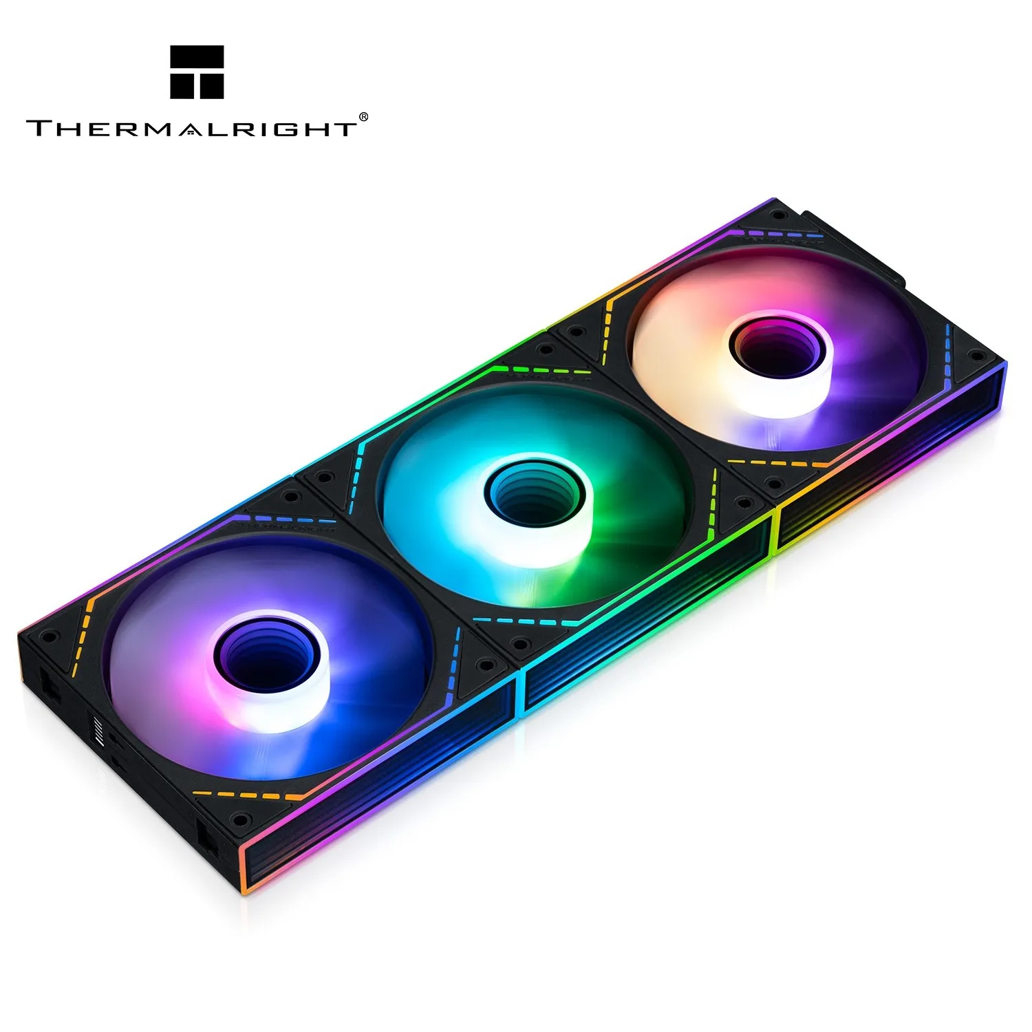 Thermalright TL-M12QR-S X3 Reverse Blade Fan 120mm Modular Splicing Bottom Intake Airflow Gaming PC Build Fans 3-Pack